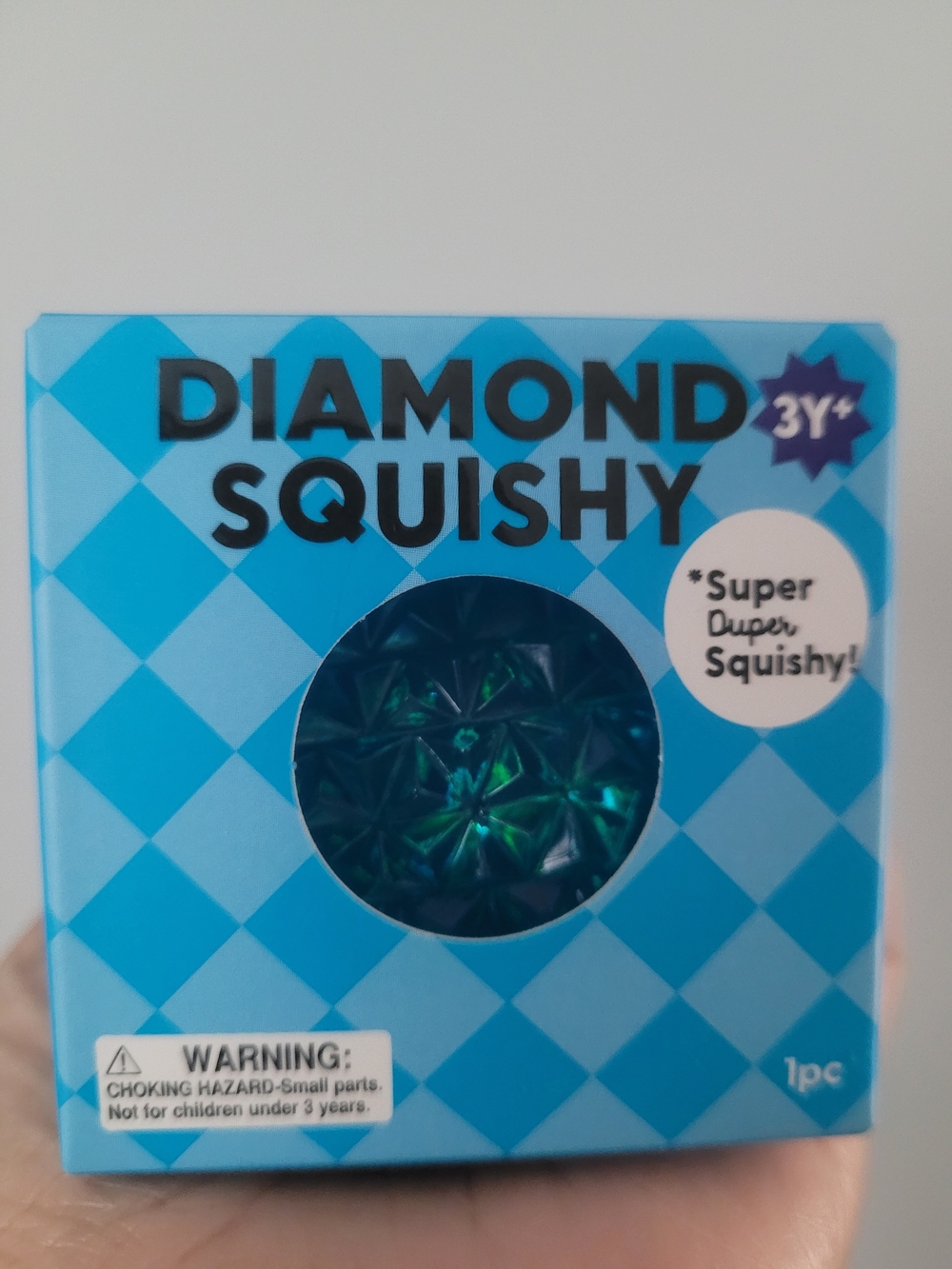 Adore Diamond Squishy Toy Blue Teal